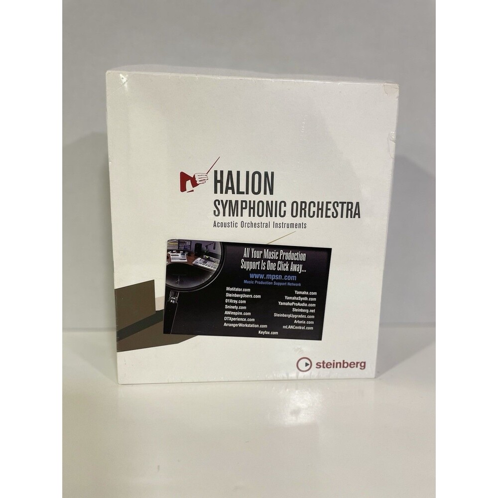 HALion Symphonic Orchestra – Retail Edition – NEW SEALED – Steinberg VSTi